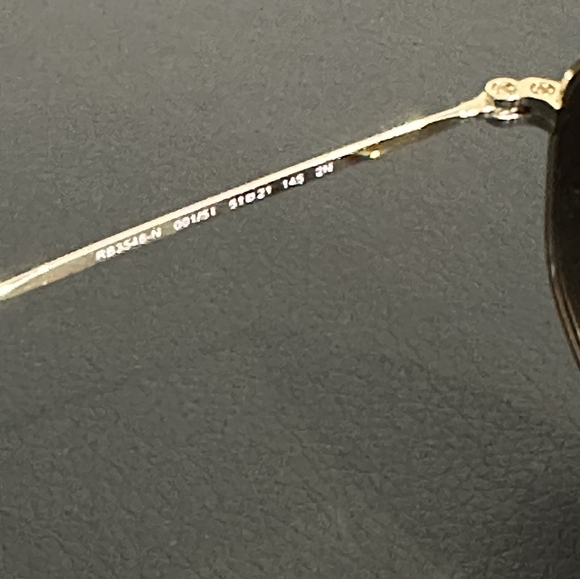 LIKE NEW Ray-Ban Hexagonal RB3548 Gradient Brown Ray ban Sunglasses - Picture 8 of 16